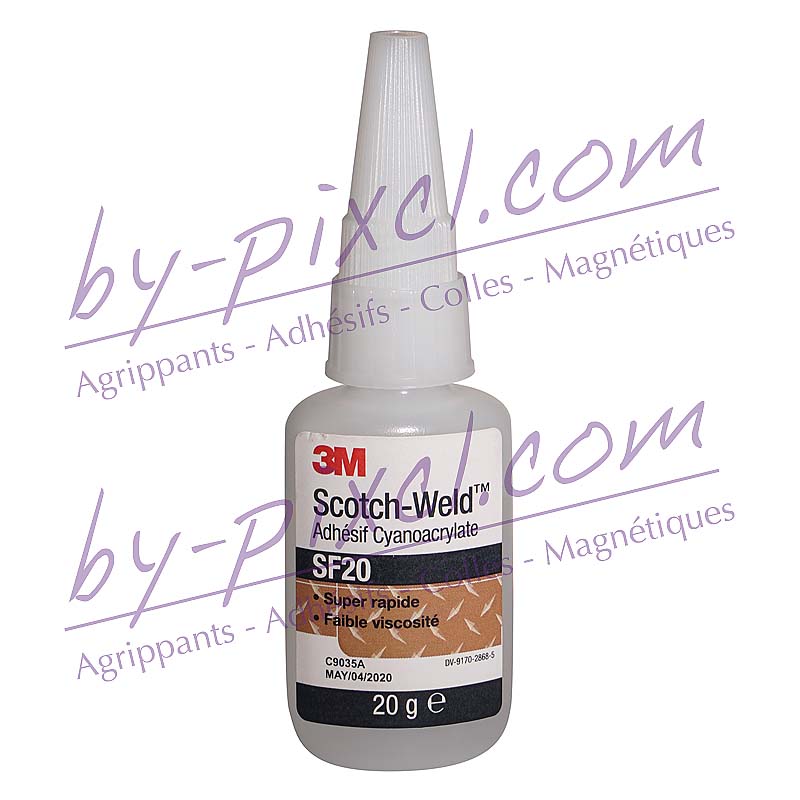 Colle super glue polyvalente - SF20 - bidon de 20 g - by-pixcl