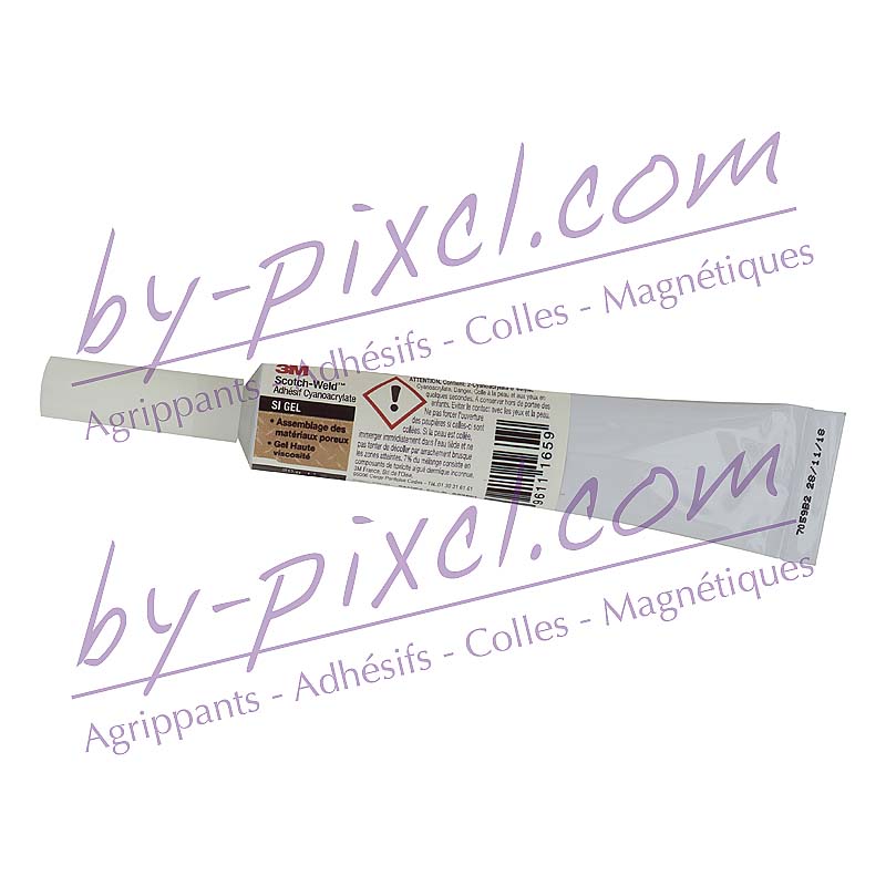 Colle super glue plastiques et caoutchoucs - PR100 - bidon de 50 g -  by-pixcl