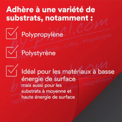 Adhésif double face VHB LVO-060BF - 12mm x 33m x 0,6mm – Image 4