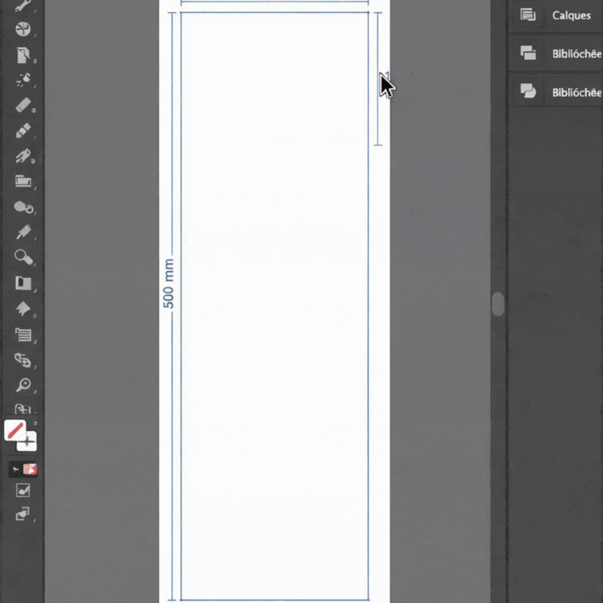 Aide visuelle découpe
