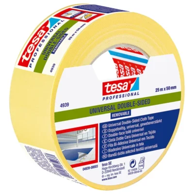 Double face tesa 4939 enlevable - translucide - 50mm x 25m – Image 2