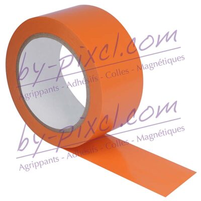 adhesif-pvc-orange-50mm