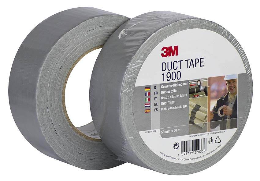 ACIT Ruban toilé américain, duct tape, 50 mm x 25 mètres, imperméable,  réparations et bricolage, isolant, pour tous types de réparations (Blanc) :  : Bricolage