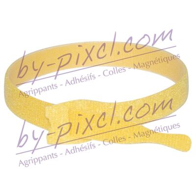 attache-cable-velcro-jaune