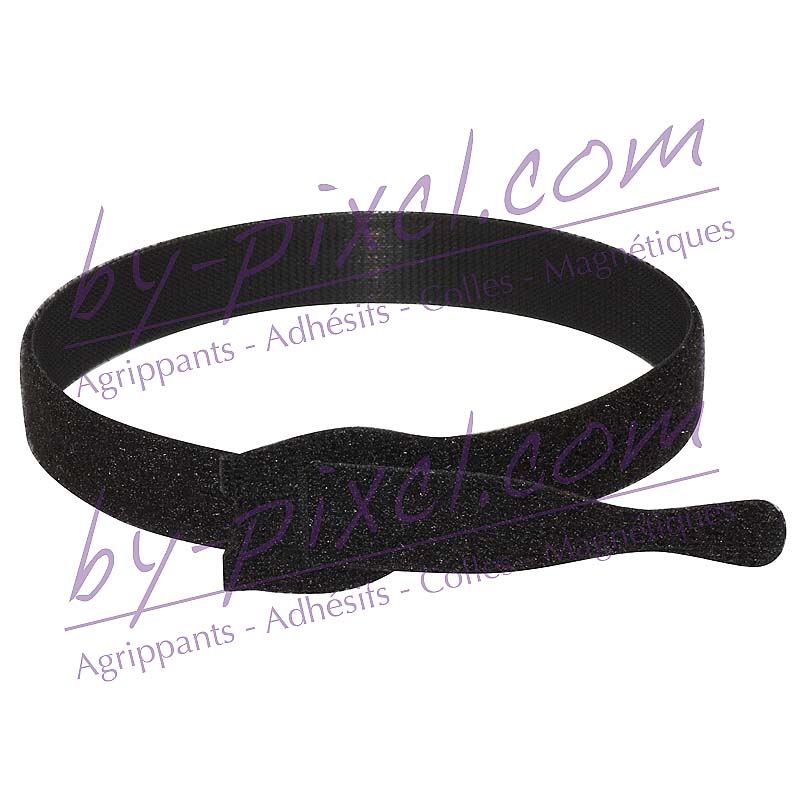 Attache-câble velcro, largeur 15mm Noir (5 unités) Televes