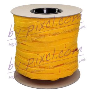 attache-cable-velcro-rouleau-jaune