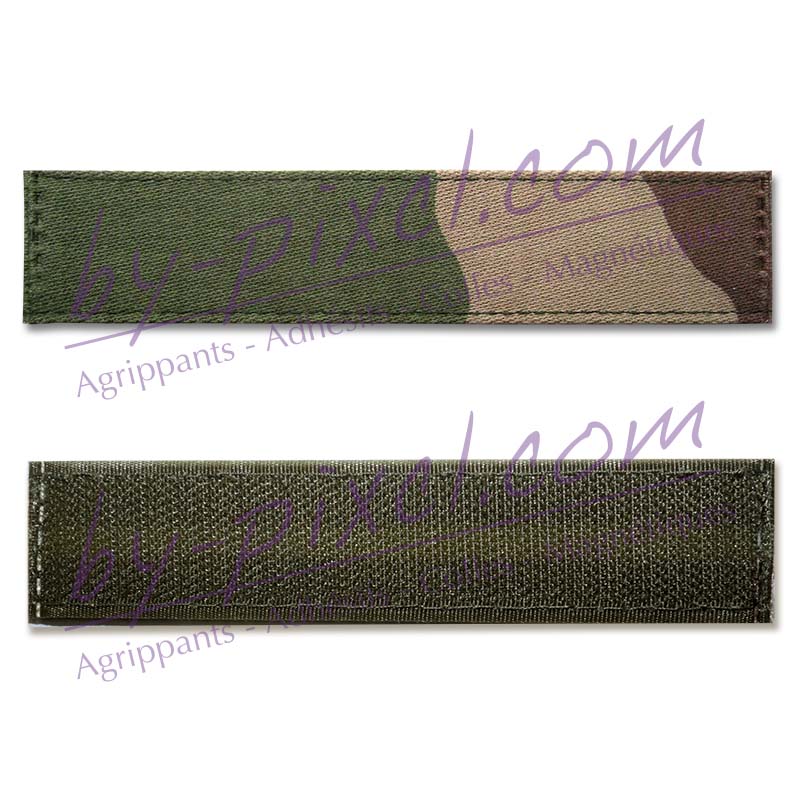 Bandes Patro Tissu Vert Armée Fil Réfléchissant