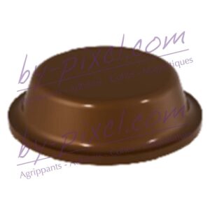 butee-ronde-12.7x3.5-marron