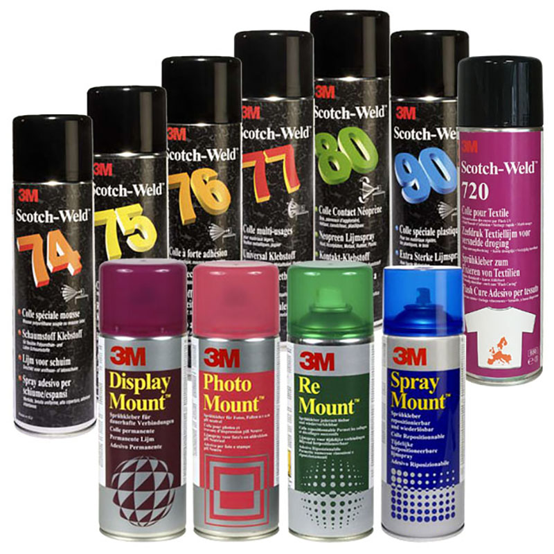 Colle tissus spray ourlet