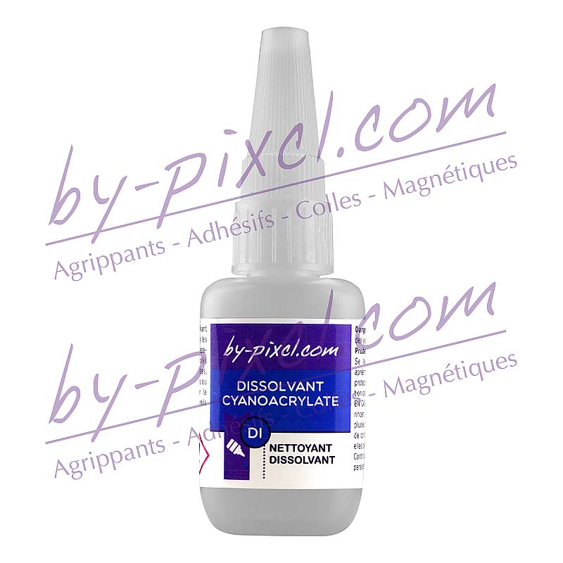 Dissolvant super glue DI - Flacon de 20 gr - by-pixcl