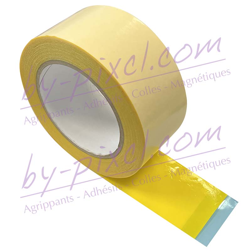 Double face moquette Exhibition Tape - jaune - 50mm x 25m - Carton