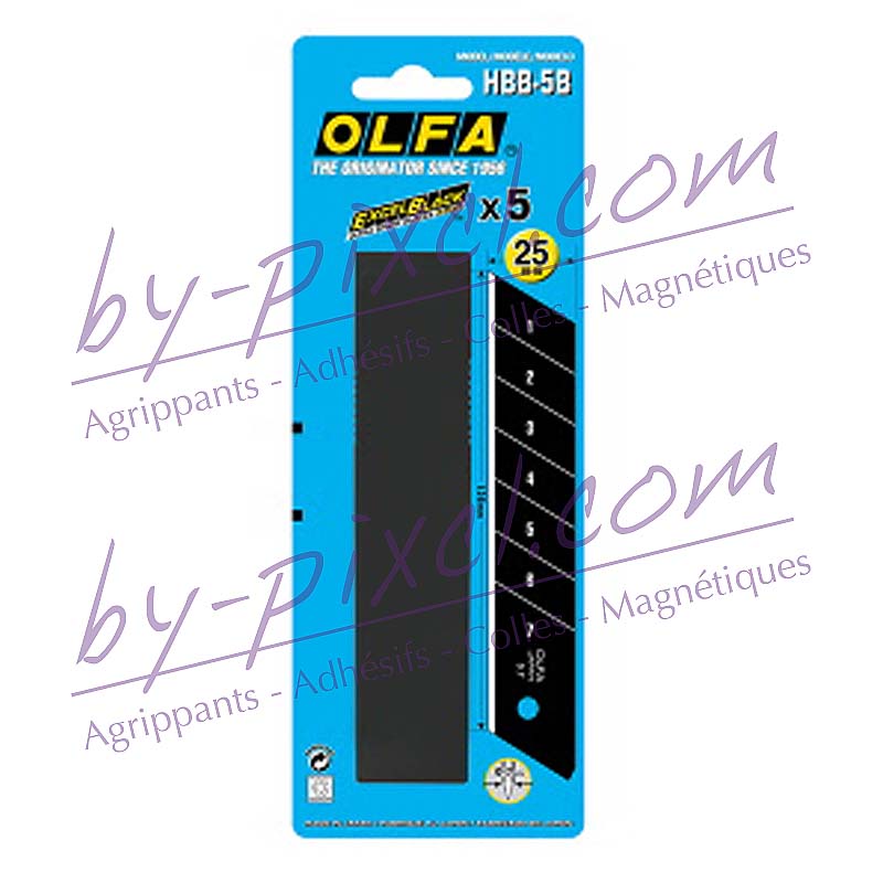 Lames de cutter sécables Olfa FWB-10 12,5 mm (x10) - by-pixcl