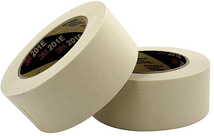 Ruban de masquage 3M 201E 80°C - beige - 36mm x 50m - Carton de 24 -  by-pixcl