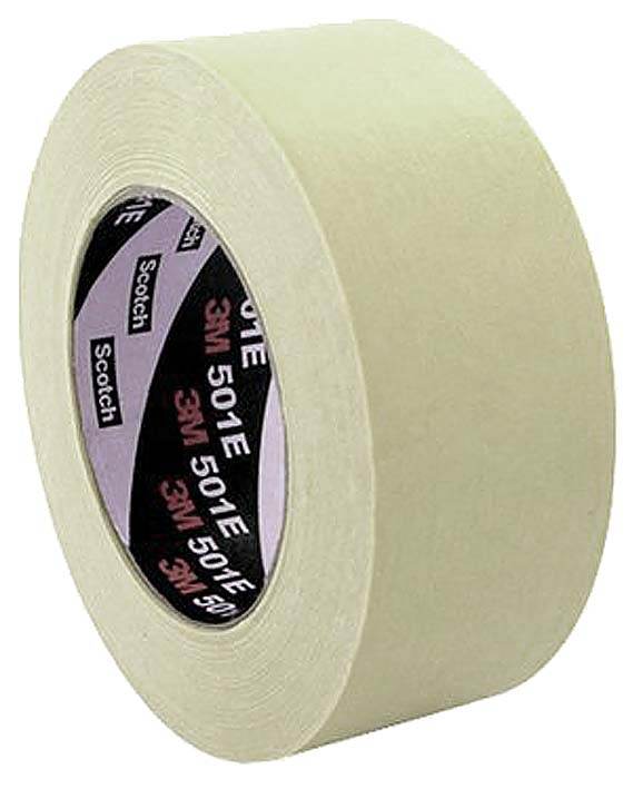 Ruban de masquage 3M 201E 80°C - beige - 100mm x 50m - Carton de 8 -  by-pixcl