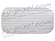 Pastilles de marque VELCRO® transparentes PRESS-LOK®