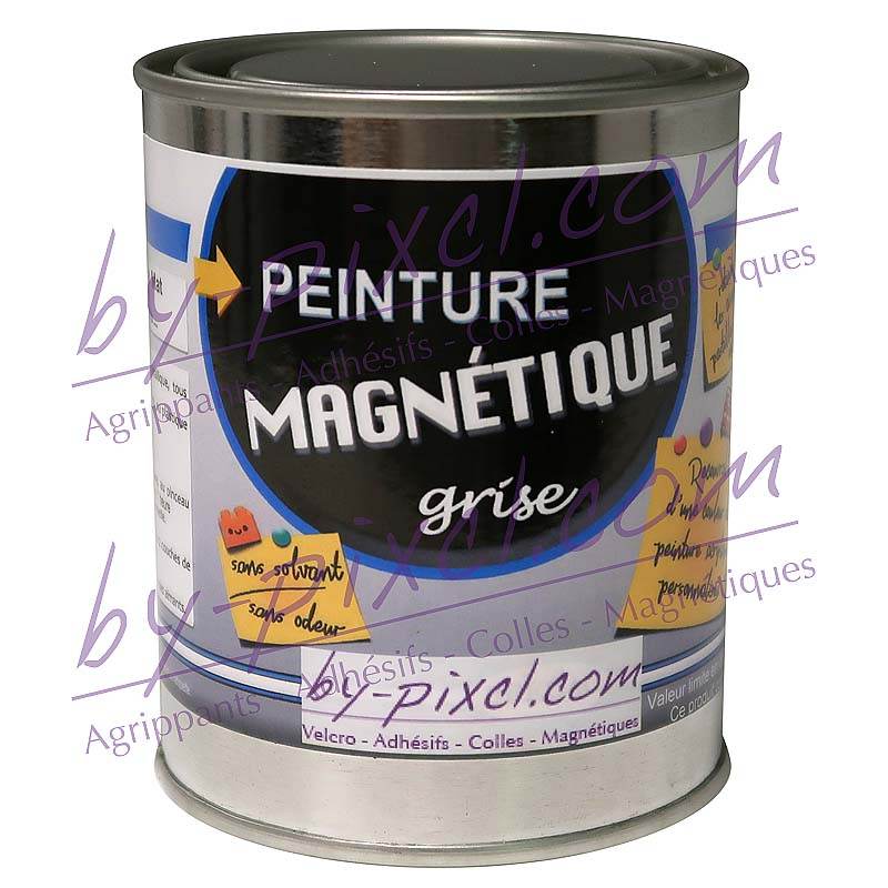 Peinture magnétique - Gris-bleu - Bidon de 250 ml - by-pixcl