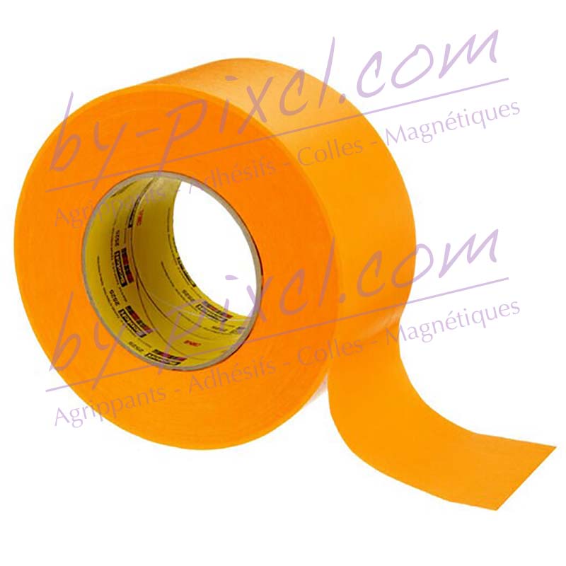 Ruban de masquage 3M 2525 haute performance - Orange - 24mm x 55m