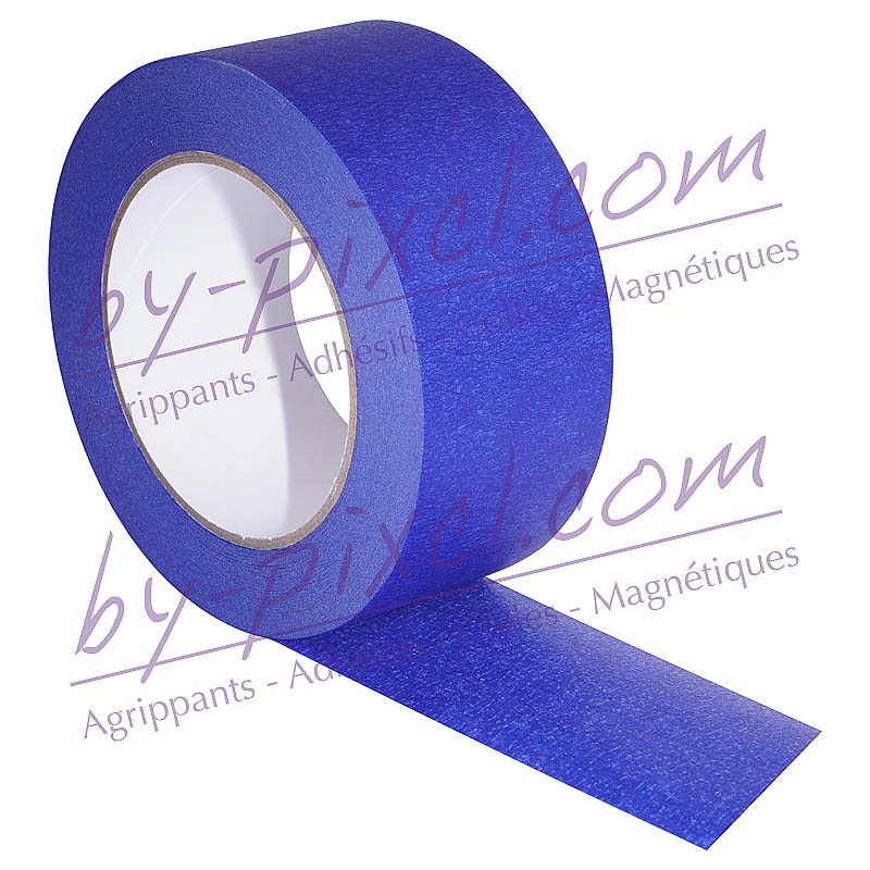 Ruban de masquage bleu en papier résistant aux rayons UV pour