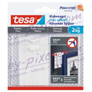 tesa-powerstrips-delicate-clou-adhesif-papier-peint-platre-2kg