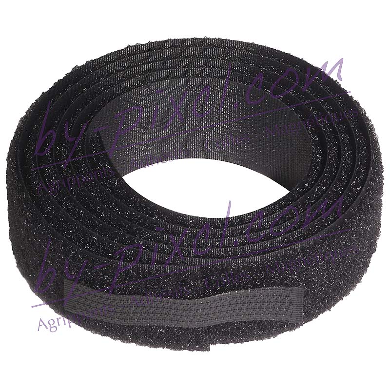 Auto-agrippant à coudre de marque VELCRO® au mètre - noir - 25mm x 1m -  boucle - by-pixcl