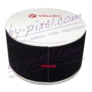 VELCRO® Brand adhésif noir 100 mm de large rouleau de 25 mètres