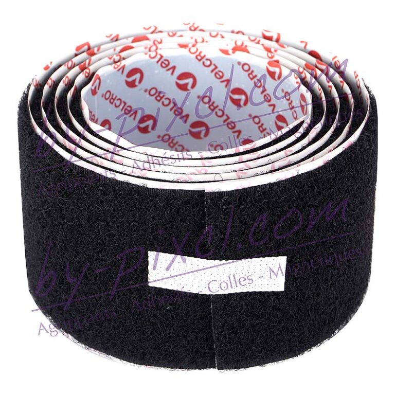 Ruble Adhésif Velcro 20mm X 10m - Auto-Agrippant Crochets Et Boucles - Pour Rangement Maison, Bureau, Garage