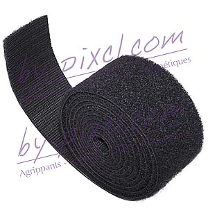 BANDE VELCRO SCRATCH NOIR A COLLER MALE+FEMELLE