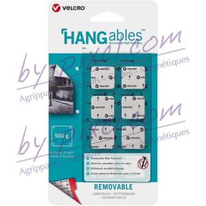 SET OF 4 STRIPS VELCRO® BRAND HANGABLES™ REMOVABLE WALL FASTENERS