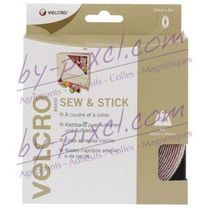 velcro-mixte-noir-5m