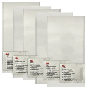 Auto-agrippant adhésif de marque VELCRO® pour ponceuse 100mm x 20cm x 5 - blanc