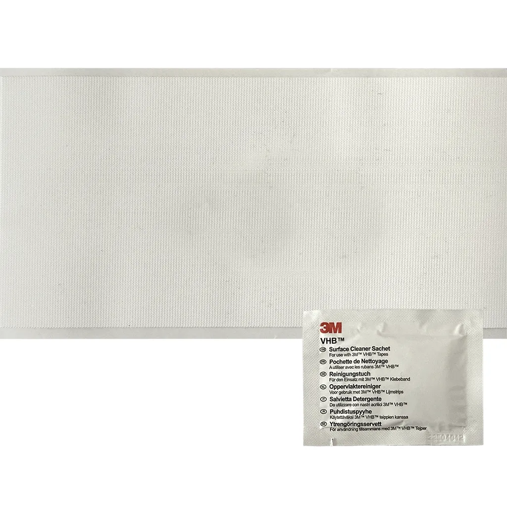 Auto-agrippant adhésif de marque VELCRO® pour ponceuse 100mm x 20cm - blanc