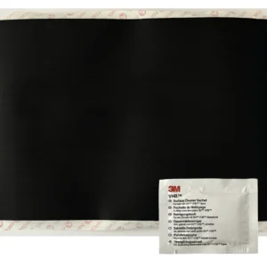 Auto-agrippant adhésif de marque VELCRO® pour ponceuse 150mm x 20cm - noir